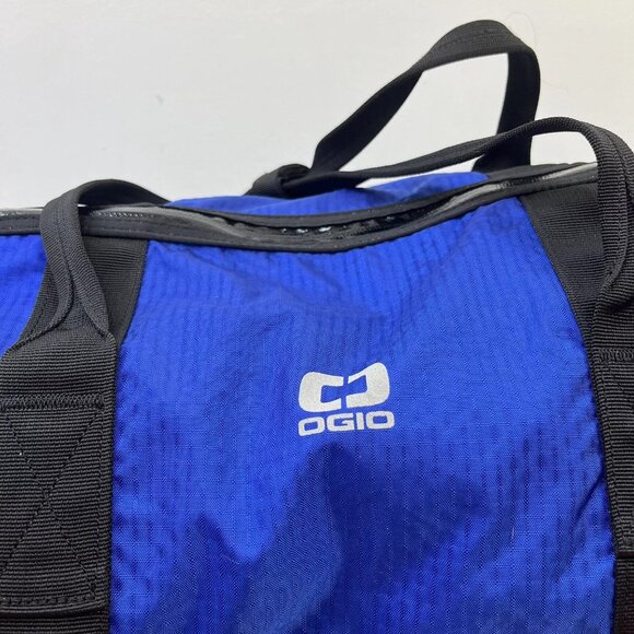 OGIO Fuse 35 L Duffel Bag Cobalt Blue Lightweight with Company Logo NEW - Picture 2 of 7